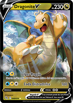 49/78-Dragonite-V 	-	rara v	-	Near-meat	-	pokemon go	-	ita	-	special