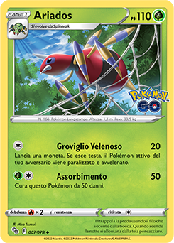 7/78-Ariados 	-	non comune	-	Near-meat	-	pokemon go	-	ita	-