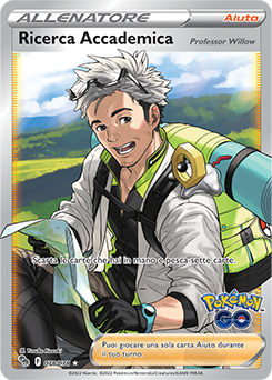 Ricerca Accademica (Professor Willow )	-	ultrarara v	-	Near-meat	-	pokemon go	-	ita	-	full art