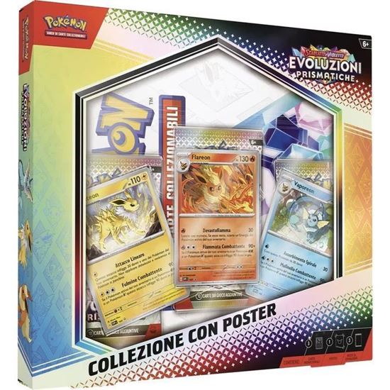 Pokèmon-Scarlatto e Violetto Evoluzioni Prismatiche - Collezione con Poster (ITA)