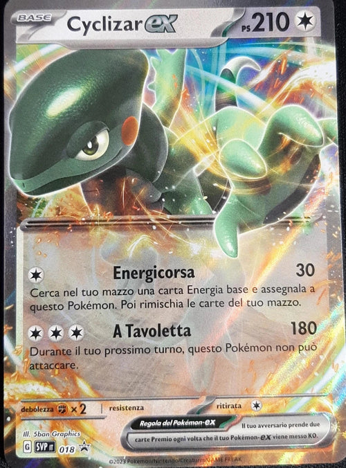 Pokemon-cyclizard ex -jumbo -ita(no cornice)