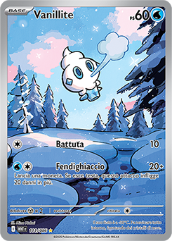 Vanillite 	-	rara illustrazione	-	Near-mint	-	fuoco bianco	-	ita	-	special