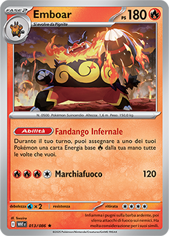 13/086-WHT-Emboar 	-	rara h	-	Near-mint	-	fuoco bianco	-	ita	-	holo