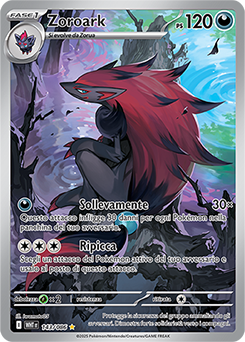 Zoroark 	-	rara illustrazione	-	Near-mint	-	fuoco bianco	-	ita	-	special