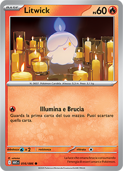 16/086-WHT-Litwick 	-	comune	-	Near-mint	-	fuoco bianco	-	ita	-