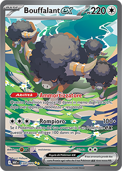 Bouffalant-ex 	-	rara ill. speciale	-	Near-mint	-	fuoco bianco	-	ita	-	full art