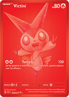 Victini 	-	rara Nero Bianco	-	Near-mint	-	fuoco bianco	-	ita	-	full art
