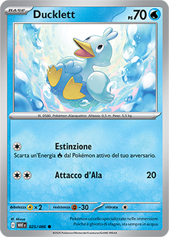 25/086-WHT-Ducklett 	-	comune	-	Near-mint	-	fuoco bianco	-	ita	-