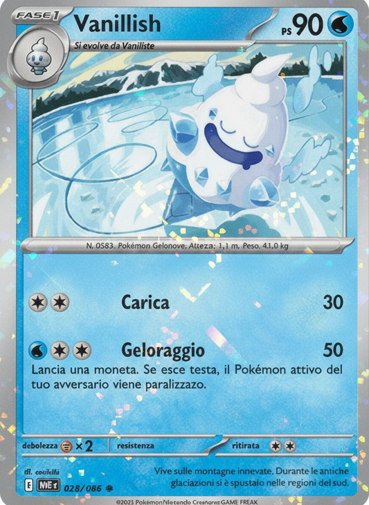 28/086-WHT-Vanillish 	-	comune	-	Near-mint	-	fuoco bianco	-	ita	-	reverse