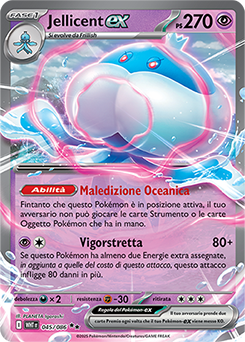 45/086-WHT-Jellicent-ex 	-	doppia rara	-	Near-mint	-	fuoco bianco	-	ita	-	special