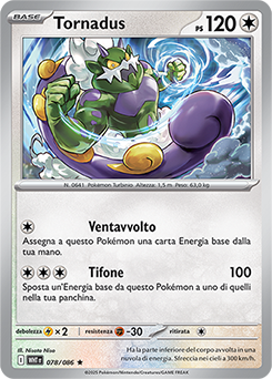 78/086-WHT-Tornadus 	-	rara h	-	Near-mint	-	fuoco bianco	-	ita	-holo
