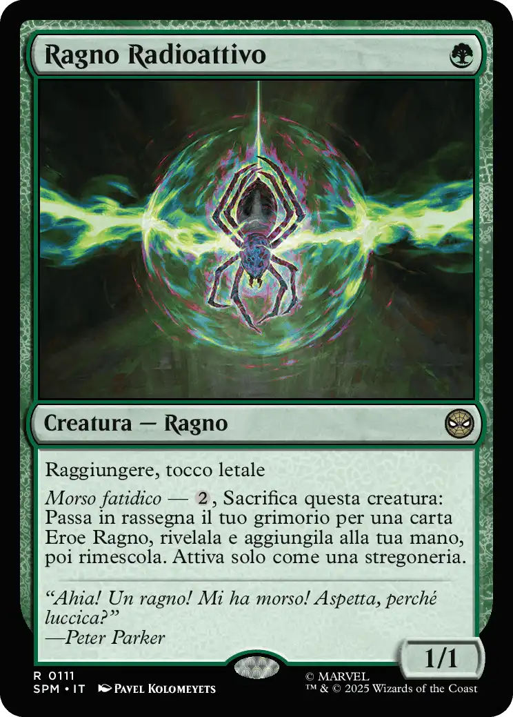 Ragno Radioattivo 0111 R FOIL