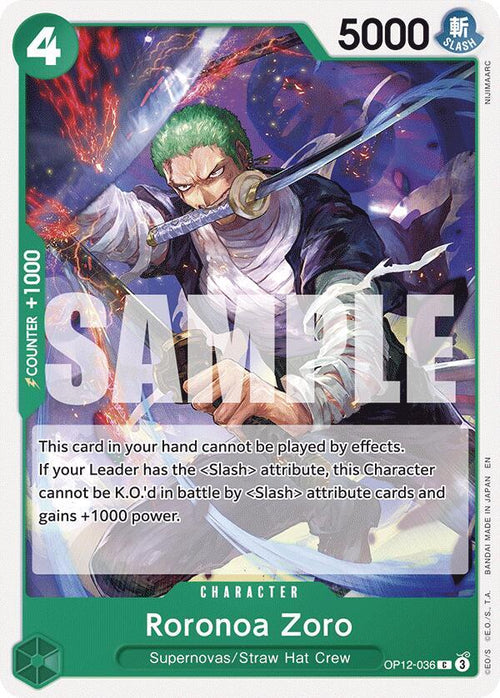 Roronoa Zoro  - Legacy of the Master (OP12) 036