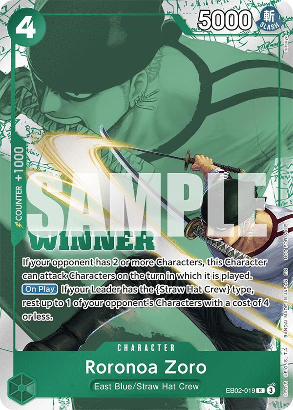 Roronoa Zoro (Winner Pack 2025 Vol. 3) - One Piece Promotion Cards (OP-PR) 019