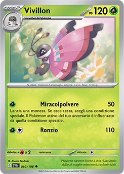 010/198-SVI-Vivillon 	-	non comune	-	Near-meat	-	scarlatto e violetto	-	ita	-