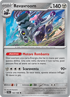 142/198-SVI-Revavroom 	-	rara h	-	Near-meat	-	scarlatto e violetto	-	ita	-	holo