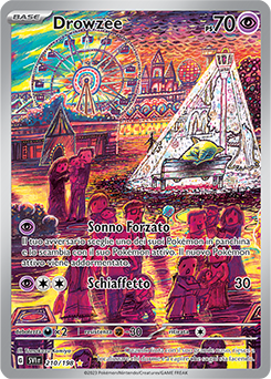 Drowzee 	-	ill.rara	-	Near-meat	-	scarlatto e violetto	-	ita	-	special