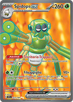 Spidops-ex 		ultrarara	-	Near-meat	-scarlatto e violetto	-	ita	-	full art