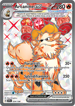 Arcanine-ex 		ultrarara	-	Near-meat	-	scarlatto e violetto	-	ita	-	full art