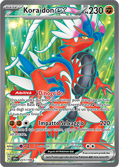 Koraidon-ex 		ultrarara	-	Near-meat	-	scarlatto e violetto	-	ita	-	full art