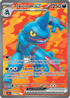 Toxicroak-ex 		ultrarara	-	Near-meat	-scarlatto e violetto	-	ita	-	full art