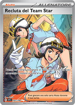 Recluta del Team Star 		ultrarara	-	Near-meat	-	scarlatto e violetto	-	ita	-	full art