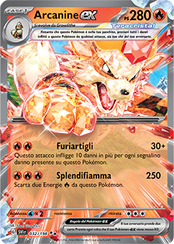 032/198-SVI-Arcanine-ex 	-	doppia rara	-	Near-meat	-	scarlatto e violetto	-	ita	-	special