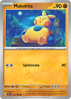 112/193-PAL-Makuhita 	-	comune	-	Near-meat	-	evoluzione di paldea	-	ita	-	reverse