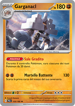 123/193-PAL-Garganacl 	-	rara h	-	Near-meat	-	evoluzione di paldea	-	ita	-	holo