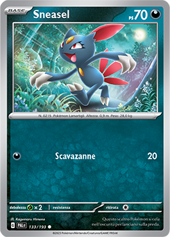 133/193-PAL-Sneasel 	-	comune	-	Near-meat	-	evoluzione a paldea	-	ita	-	reverse