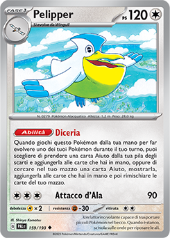 159/193-PAL-Pelipper 	-	non comune	-	Near-meat	-	evoluzione a paldea	-	ita	-	reverse