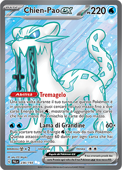Chien-Pao ex 		ultra rara	-	Near-meat	-	evoluzione di paldea	-	ita	-	full art