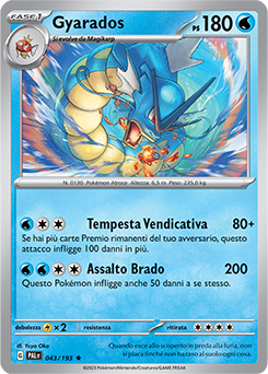 43/193-PAL-Gyarados 	-	rara h	-	Near-meat	-	evoluzione di paldea	-	ita	-	reverse