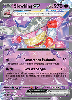 86/193-PAL-Slowking ex 	-	doppia rara	-	Near-meat	-	evoluzione di paldea	-	ita	-	special