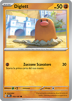 103/197-OBF-Diglett 	-	comune	-	Near-meat	-	ossidiana infuocata	-	ita	-