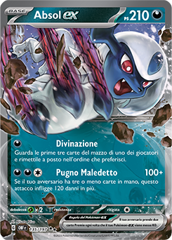 135/197-OBF-Absol-ex 	-	doppia rara	-	Near-meat	-	ossidiana infuocata	-	ita	-	special