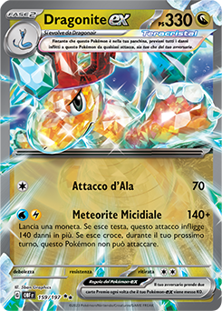 159/197-OBF-Dragonite-ex 	-	doppia rara	-	Near-meat	-	ossidiana infuocata	-	ita	-	special