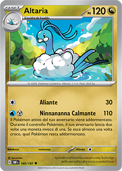 160/197-OBF-Altaria 	-	non comune	-	Near-meat	-	ossidiana infuocata	-	ita	-	reverse