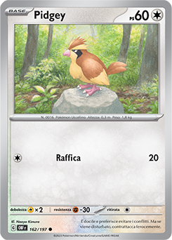 162/197-OBF-Pidgey 	-	comune	-	Near-meat	-	ossidiana infuocata	-	ita	-	reverse
