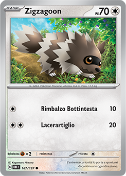 167/197-OBF-Zigzagoon 	-	comune	-	Near-meat	-	ossidiana infuocata	-	ita	-