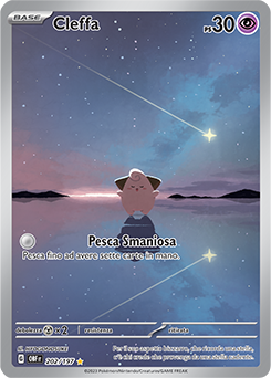 202/197-OBF-Cleffa 	-	rara illustrazione	-	Near-meat	-	ossidiana infuocata	-	ita	-	special