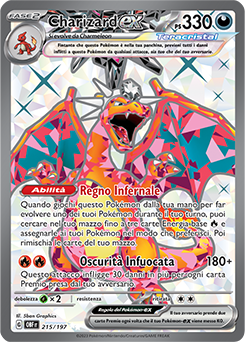 Charizard-ex 	-	ultra rara	-	Near-meat	-	ossidiana infuocata	-	ita	-	full art