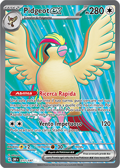 Pidgeot-ex 	-	ultra rara	-	Near-meat	-	ossidiana infuocata	-	ita	-	full art