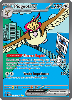Pidgeot-ex 	-	rara ill.speciale	-	Near-meat	-	ossidiana infuocata	-	ita	-	full art