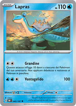 45/197-OBF-Lapras 	-	non comune	-	Near-meat	-	ossidiana infuocata	-	ita	-