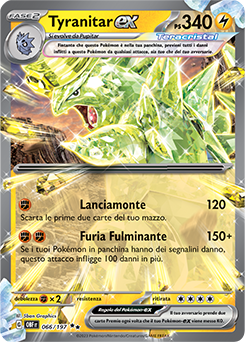 66/197-OBF-Tyranitar-ex 	-	doppia rara	-	Near-meat	-	ossidiana infuocata	-	ita	-	special