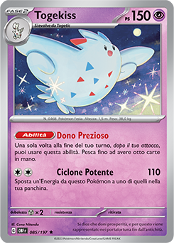 85/197-OBF-Togekiss 	-	rara h	-	Near-meat	-	ossidiana infuocata	-	ita	-holo