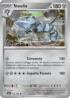 125/182-PAR-Steelix 	-	rara h	-	Near-meat	-	paradosso temporale	-	ita	-	holo