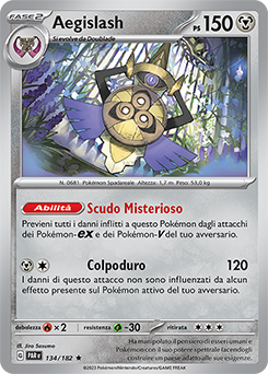134/182-PAR-Aegislash 	-	rara h	-	Near-meat	-	paradosso temporale	-	ita	-holo
