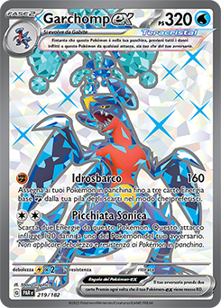 Garchomp-ex 	-	ultra rara	-	Near-meat	-	paradosso temporale	-	ita	-	full art